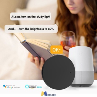 Aubess Tuya Smartlife Wifi Universal Ir รีโมทคอนโทรล ทำงานร่วมกับ Alexa Google App [จุด] MOLISA