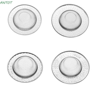 Antot ตาข่ายกรองท่อระบายน้ํา สําหรับอ่างล้างจาน ห้องครัว ห้องน้ํา ป้องกันผมอุดตัน