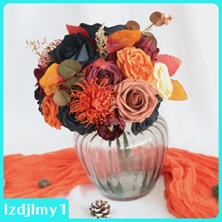 [Lzdjlmy1] ชุดกล่องดอกไม้ประดิษฐ์ DIY สําหรับฮาโลวีน พวงหรีด โต๊ะ เก้าอี้