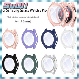 Suqi เคส PC แข็ง กันชน แบบเต็ม สําหรับ Galaxy Watch 5