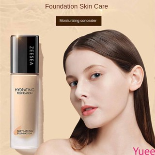 8 สี Zeesea Silk Soft Makeup Liquid Foundation ครีมคอนซีลเลอร์ให้ความชุ่มชื้นผิวกระจ่างใส TONE BB ครีม yuee