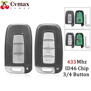 Cvmax กุญแจรีโมตรถยนต์ แบบพับได้ พร้อมชิป ID46 433Mhz SY5HMFNA04 3/4