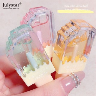 JULYSTAR Maffick Ice Cream Lip Oil Moisturizing Lip Gloss Hydrating Lip Balm Primer Lip Oil