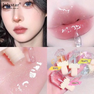 JULYSTAR Maffick Ice Cream ลิปสติกลิปกลอส Ice Cream Moisturizing Colorless Lip Glaz