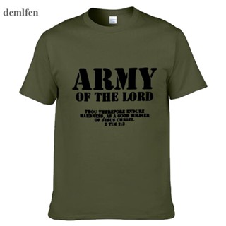 เสื้อยืด พิมพ์ลาย Army Of The Lord Christian Jesus Christ เลือกลายได้ สําหรับผู้ชาย และคู่รัก