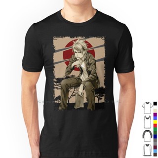 ใหม่ เสื้อยืด ผ้าฝ้าย 100% พิมพ์ลาย Terunori Kuga Food Wars Shokugeki No Soma สไตล์เรโทร สําหรับผู้ชาย