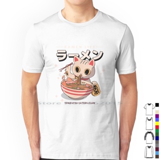 ใหม่ เสื้อยืด ผ้าฝ้าย 100% พิมพ์ลาย The Great Ramen Off Kanagawa สไตล์ญี่ปุ่นย้อนยุค สําหรับผู้ชาย