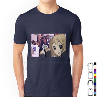 เทรนด์ใหม่ เสื้อยืด Mugi And Her Squad-K-On! สําหรับผู้ชาย เสื้อยืด ผ้าฝ้าย 100% พิมพ์ลายอนิเมะ Mugi K On Kyoto Kyoani Nigga