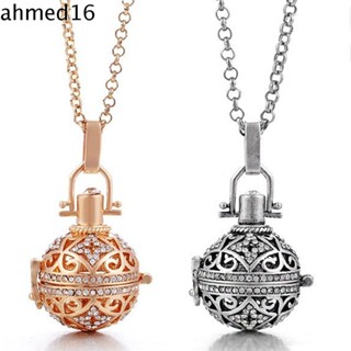 Ahmed จี้ล็อกเก็ต ลายดอกไม้ เปิดได้ สําหรับเครื่องประดับ DIY