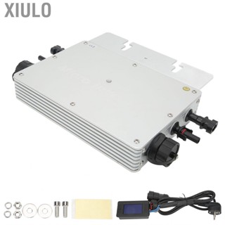 Xiulo Solar Micro Inverter Grid Tie Aluminum Alloy Silver for Home Power Generation