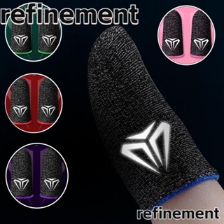 Refinement ถุงมือหน้าจอสัมผัส กันเหงื่อ กันลื่น ระบายอากาศ 8 ชิ้น