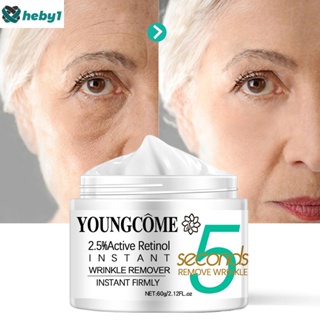 5 วินาที Retinol ครีมต่อต้านริ้วรอยทันที Aging Firming Lifter Facial Fine Line Moisturizing Nourishing Skin Care heby1