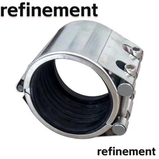 Refinement อะแดปเตอร์ท่อน้ํา สเตนเลส สีเงิน เชื่อมต่อเร็ว ใช้งานได้นาน