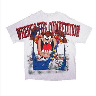 เสื้อยืดคอกลม แขนสั้น ลาย VINTAGE TAZ LOONEY TUNES 1997 สําหรับผู้ชาย