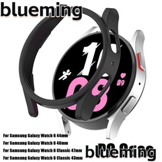 Blueming2 เคส PC แบบแข็ง กันรอยขีดข่วน กันกระแทก สําหรับ Galaxy Watch 6 Classic 47 มม. 43 มม. 44 มม. 40 มม.