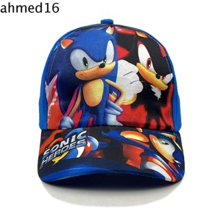 Ahmed หมวกแก๊ปแฟชั่น ป้องกันแดด ระบายอากาศ ลายการ์ตูนอนิเมะ Sonic The Hedgehog สไตล์ฮิปฮอป ญี่ปุ่น