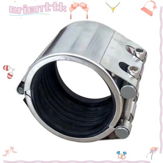 Orienttk อะแดปเตอร์ท่อ สเตนเลส สีเงิน เชื่อมต่อเร็ว ติดตั้งง่าย แคลมป์ซ่อมท่อใต้อ่างล้างจาน
