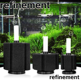 Refinement ฟองน้ํากรองอากาศ ชีวเคมี สีดํา 3 ขนาด อุปกรณ์เสริม สําหรับทอดปลา