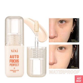 XIXI คอนซีลเลอร์ 3 สี Moisturizing Matte กันน้ำ Lasting Brightening ครอบคลุมสิว Tear Groove แต่งหน้า [hotmax]