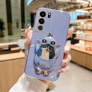 ใหม่ VIVO V29 Pro V29e 5G เคส Phone Case ป้องกันการตก เคสนิ่ม พร้อมที่วางเป็ด การ์ตูน เคสโทรศัพท์ ขอบตรง เคสโทรศัพท์ฝาหลัง