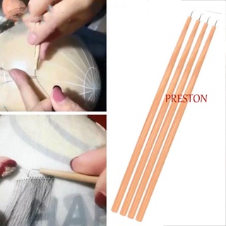 Preston เข็มระบายอากาศ ตะขอ คุณภาพสูง สร้างสรรค์ DIY เครื่องประดับผม ยาว ทนทาน เครื่องมือจัดแต่งทรงผม ใช้งานง่าย ลูกไม้ เข็มวิกผม