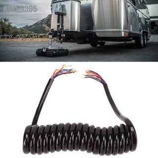 Aries306 Trailer 13 Core Coiled Cable ฉนวน Sheath ทองแดง 20AWG Power Extension 9.8ft