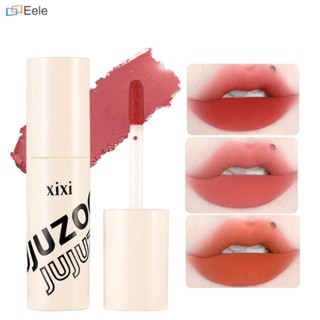 XIXI Matte Lip Tint Mousse Non-stick Cup 5 สีลิปสติกทนทานกันน้ำ Lip และ Gill Dual-Purpose มัลติฟังก์ชั่นเครื่องสำอาง ↑Eele