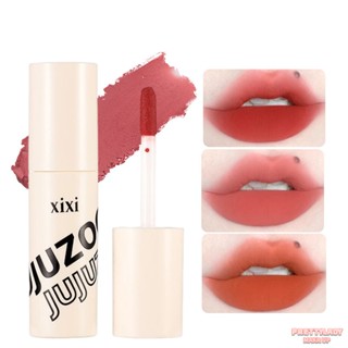 XIXI Matte Lip Tint Mousse Non-stick Cup 5 สีลิปสติกทนทานกันน้ำ Lip และ Gill Dual-Purpose มัลติฟังก์ชั่นเครื่องสำอาง [prettylady]