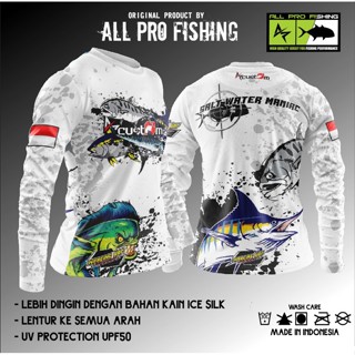 เสื้อกีฬาแขนยาว ลายทีมตกปลา Abu Garcia Shimano DAIWA