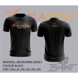 Lalamove เสื้อยืด ลาย Sublimation Baju Microfiber Jersi Jersey