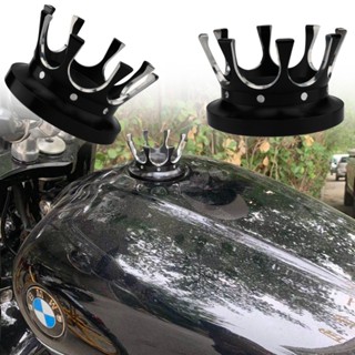 ฝาครอบถังน้ํามันเชื้อเพลิง อลูมิเนียมอัลลอยด์ CNC รูปมงกุฎ สําหรับ BMW R18