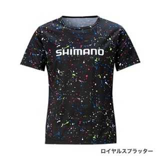 เสื้อเชิ้ตแขนสั้น Shimano สีเทา SH-096T