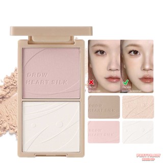 XIXI อายแชโดว์ 2 สี Matte Pearly Blush เครื่องสำอางอเนกประสงค์ [prettylady]