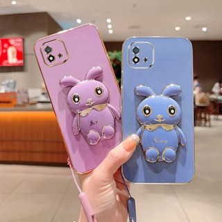 เคส Realme C11 2020 2021 C20 C21Y C25Y RMX1811 เคสโทรศัพท์ ซิลิโคนนุ่ม แบบพับได้ พร้อมตัวยึดสามมิติ