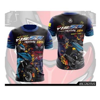 เสื้อยืด ลาย Yamaha Y15ZR Sublimation Baju ไมโครไฟเบอร์