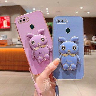 เคสโทรศัพท์มือถือ ซิลิโคนนิ่ม พร้อมขาตั้ง พับได้ สําหรับ OPPO A7 A5S A12 CPH1901 CPH1909 CPH1912 CPH2083