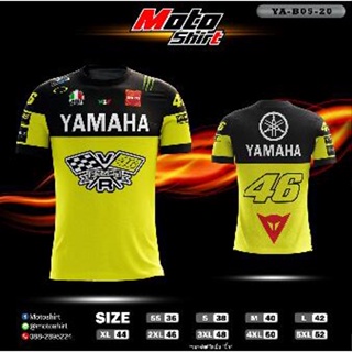 เสื้อยืดคอกลม แขนสั้น ผ้าไมโครไฟเบอร์ พิมพ์ลาย MOTOSHIRT YAMAHA Sublimation Jersi Baju