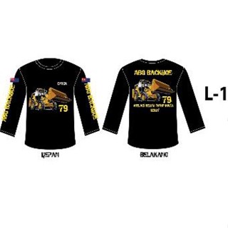 เสื้อกีฬาแขนสั้น ลายทีม Abang Backhoe Sublimation Baju Microfiber Jersi