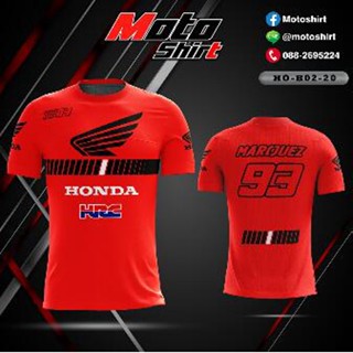 เสื้อยืดคอกลม แขนสั้น พิมพ์ลาย MOTOSHIRT HONDA Sublimation Baju Microfiber Jersi สําหรับผู้ชาย