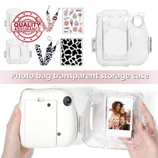 เคสกระเป๋าคริสตัลใส ป้องกันกล้อง สําหรับ Instax Mini 7+ C6Z5