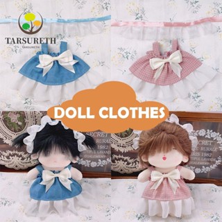 Tarsureth ชุดเสื้อผ้าตุ๊กตา รูปผีเสื้อ สีฟ้า สีชมพู 20 ซม. DIY