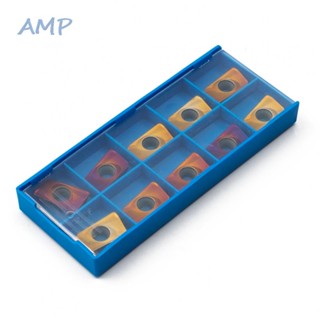 ⚡NEW 8⚡Carbide Inserts 10 1604 APMT Durable Golden Pcs High-quality Materials