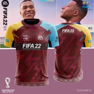 Xguk เสื้อยืดแขนสั้น ลาย FIFA EA Sublimation Sport Jersey Sublimation แฟชั่นสําหรับผู้ชาย และผู้หญิง ไซซ์ S-4XL