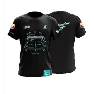 เสื้อยืด PETRONAS Court 101 Badminton Sublimation / Baju Microfiber Jersi / Jersey Sublimation