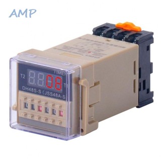 ⚡NEW 8⚡Display Time Relay 1-99s 48x48x97.4mm 8 Pin AC220 Accessories DIP Switch