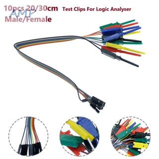 ⚡NEW 8⚡Brand New Hook Clamp Kit 20/30cm 5 Colors Logic Analyzer DuPont Cables