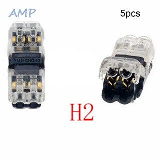 ⚡NEW 8⚡5Pcs Sets CH2 Spring Connector Strip Terminal Quick Wire Block Cable Light