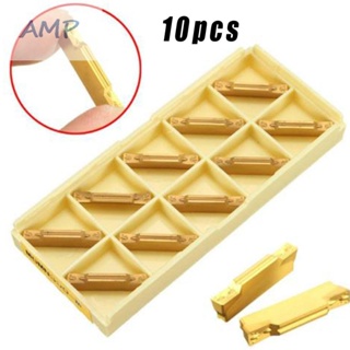 ⚡NEW 8⚡Carbide Inserts Slotted Aluminum Alloy Chip flow-control Equipment 10pcs