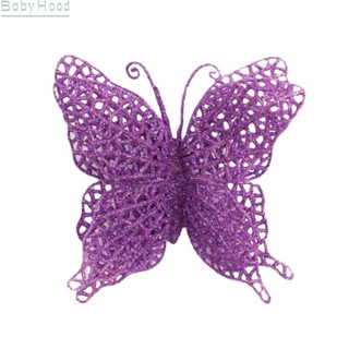 【Big Discounts】1X Christmas Butterfly Ornament Christmas Tree Ornament DIY Crafts For Party#BBHOOD