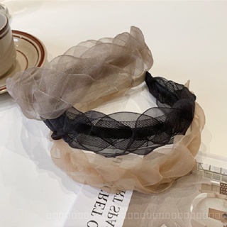 0825FS Spring and Summer New Super Fairy Mesh Twist Headband Womens New High-Grade Headdress Female Hairpin Versatile Headband PT51